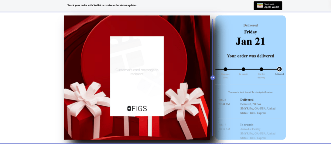 AfterShip Tracking — Branded tracking page