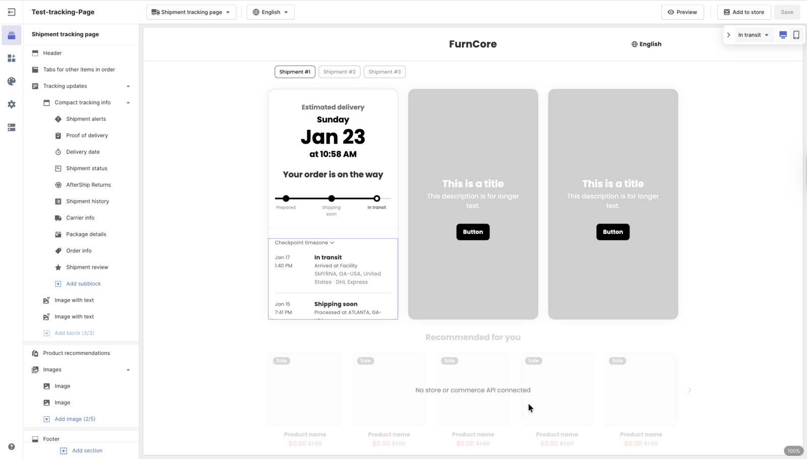 AfterShip Tracking — Customizable tracking pages