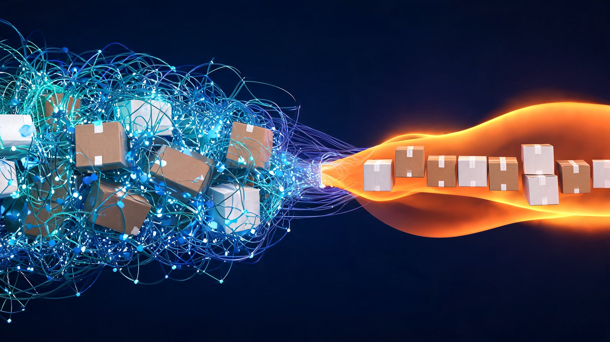 AfterShip vs Convey (project44): fragmented logistics tool routes converging into one unified post-purchase platform